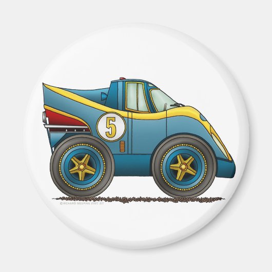 Blue WorldがChampionship Car Magnetsを製造 マグネット (正面)