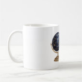 Blue World Globe Dreams コーヒーマグカップ (左)