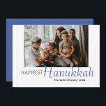 Blue Writhappiest Hanukkahファミリー1写真 シーズンカード<br><div class="desc">Blue Writhappiest Hanukkahファミリー1写真</div>