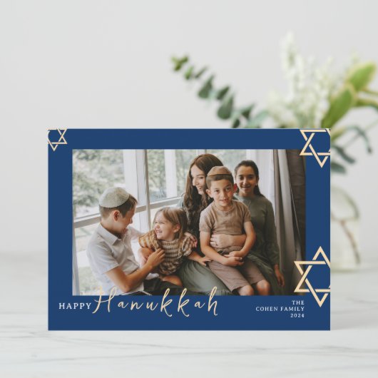 Blue Writhappy Hanukkah家族1枚 シーズンカード (スタンド正面)