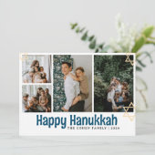 Blue Writhappy Hanukkah家族4写真 シーズンカード (スタンド正面)