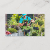 Blue Yellow Arrows QR Code Photo Template 名刺 (裏面)