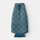 Blue, yellow art deco ornament. ボトルクーラー (裏面)