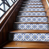 Blue & Yellow Azulejo Talavera Ceramic Tile タイル