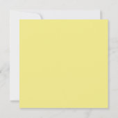 Blue Yellow Lavender Wildflower Wreath  招待状 (裏面)