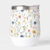 Blue Yellow Pink Floral Wildflower (左面)