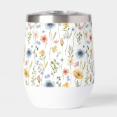 Blue Yellow Pink Floral Wildflower (正面)