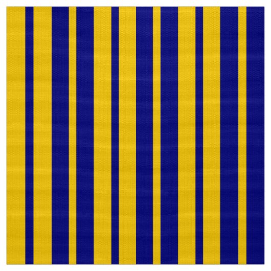 Blue Yellow Stylish Stripes Pattern Design  ファブリック (見本)