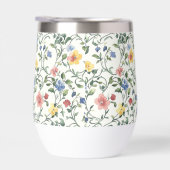 Blue Yellow Watercolor Wildflower  (右面)