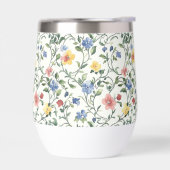 Blue Yellow Watercolor Wildflower  (左面)