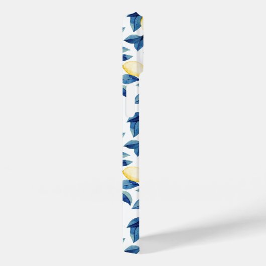 Blue Yellow Wildflower Lemon Case-Mate iPhoneケース (裏面 / 右)