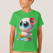 Blueaisik Splashing in Puddles Tシャツ (正面)