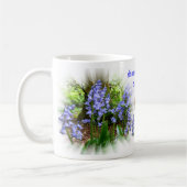 BLUEBELLの木製の~のマグ# 2 コーヒーマグカップ (左)