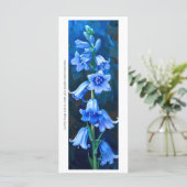 Bluebellの花の色彩の鮮やかしおりを作成する (スタンド正面)