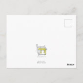 Bluebell & Beth Jack Russelsコロネーションポストカード ポストカード (裏面)