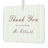 Bluebell - Personalised Thank You Air Freshener カーエアーフレッシュナー (左)
