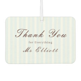 Bluebell - Personalised Thank You Air Freshener カーエアーフレッシュナー