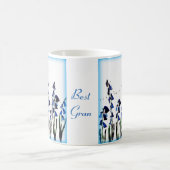 Bluebellsの蝶花柄 ツートーンマグカップ (中央)