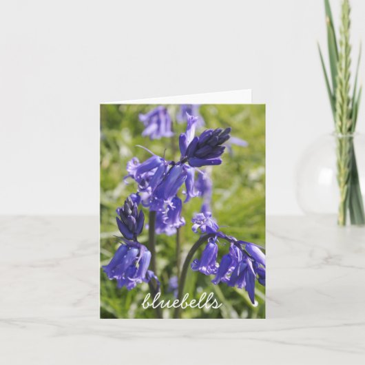 Bluebellsのnotecard カード (正面)