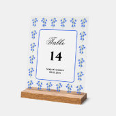 Bluebells アクリルサイン (傾斜)