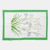 Bluebells and Stitchwort tea towel キッチンタオル (横)