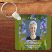  Bluebells Garden Flowers Memorial Keepsake  キーホルダー (正面)
