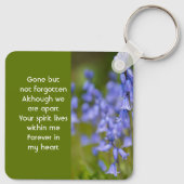  Bluebells Garden Flowers Memorial Keepsake  キーホルダー (裏面)