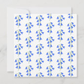 Bluebells Save The Date Wedding セーブザデート (裏面)