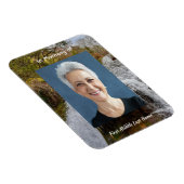 Bluebells Waterfall Landscape   Memorial Keepsake  マグネット (右側)