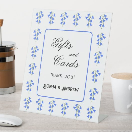 Bluebells Wedding Gifts And Cards 台座サイン (インサイチュ)