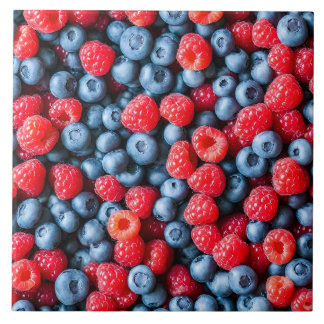Blueberries and Raspberries タイル