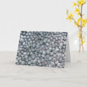 Blueberries Art カード (黄色い花)