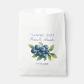 Blueberries Blueberry Fruits Wedding Thank you フェイバーバッグ (正面)