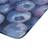 Blueberries | Fruit Watercolor Painted カッティングボード (角)