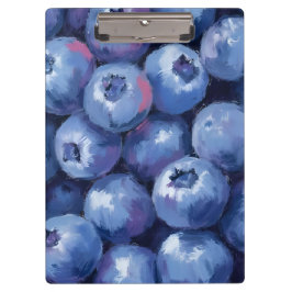 Blueberries | Fruit Watercolor Painted クリップボード