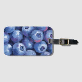 Blueberries | Fruit Watercolor Painted ラゲッジタグ