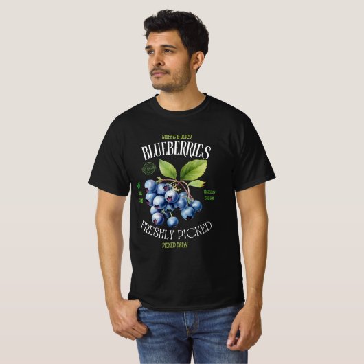 Blueberries Tシャツ (正面フル)