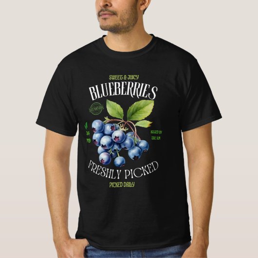 Blueberries Tシャツ (正面)