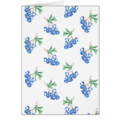 Blueberries Watercolor Pattern (正面)