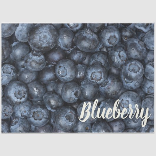 Blueberryクローズアップ詳細forビーガン 薄葉紙 (正面)