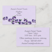 Blueberryデザイン名刺 名刺 (正面/裏面)