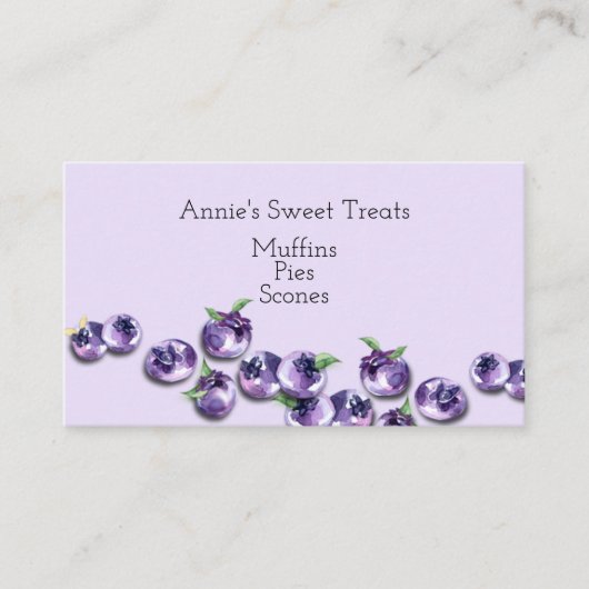 Blueberryデザイン名刺 名刺 (正面)