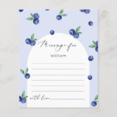 Blueberry初めてのカプセルメッセージカード (正面)