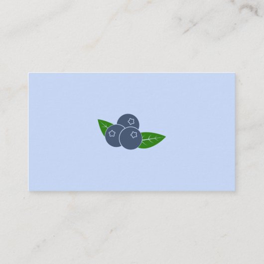 Blueberry名刺 名刺 (裏面)