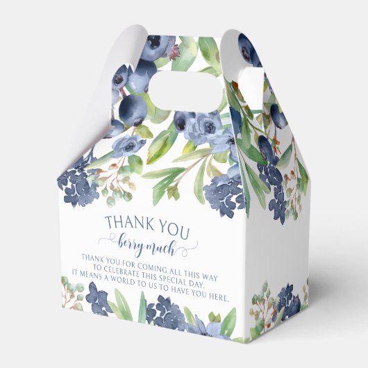 Blueberry結婚の感謝していの箱 フェイバーボックス (裏面サイド)