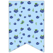 Blueberry 1st Birthday Berry First Photo バンティングフラッグ (第1の旗)