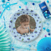 Blueberry 1st Birthday Berry First Photo ペーパープレート (パーティー)