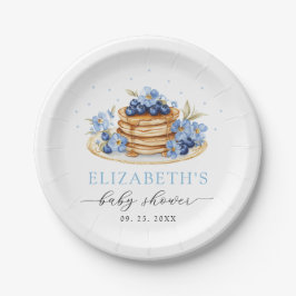 Blueberry Baby Brunch Baby Shower ペーパープレート
