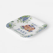 Blueberry Baby Brunch Boy Baby Shower ペーパープレート (傾斜あり)