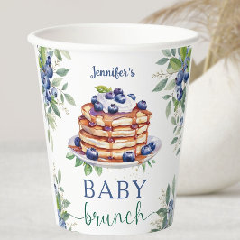 Blueberry Baby Brunch Boy Baby Shower 紙コップ